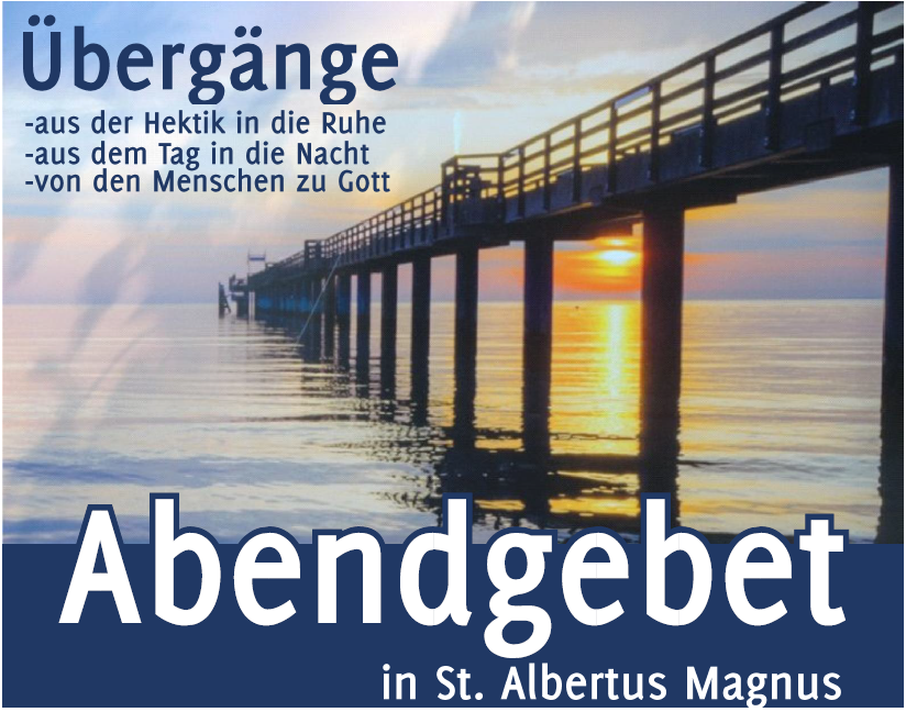 Einladung zum Abendgebet