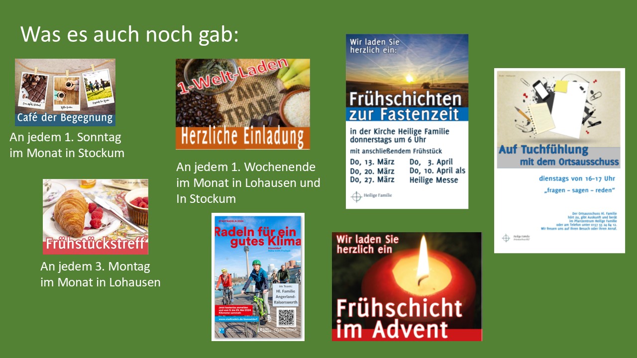 Rückblick Diverses