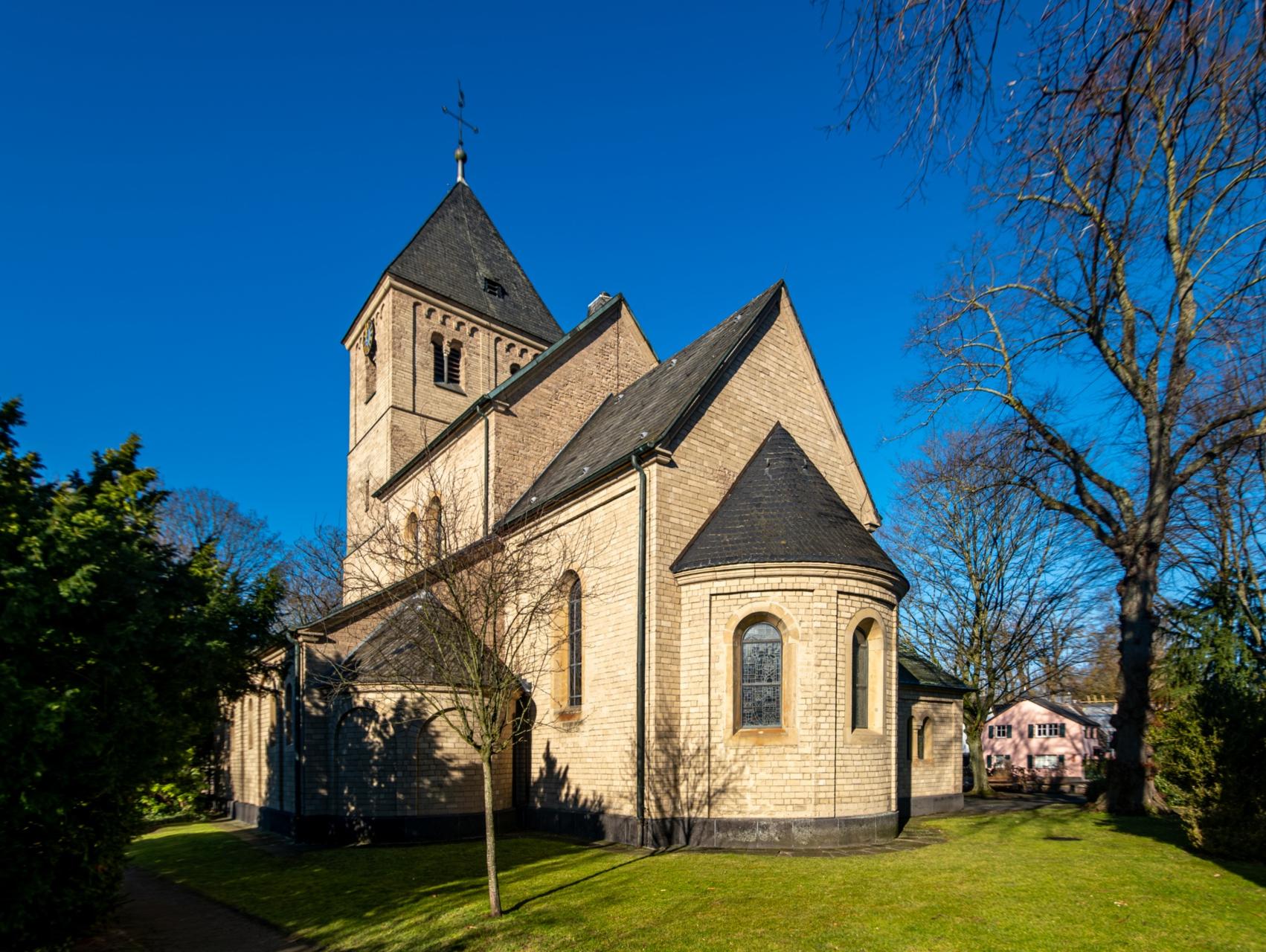 Die Kirche St. Lambertus von innen