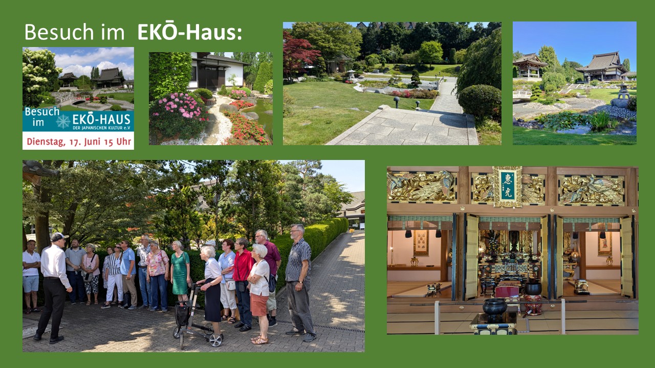 Eine Collage aus 6 Beispielbildern, die den Ausflug zeigen