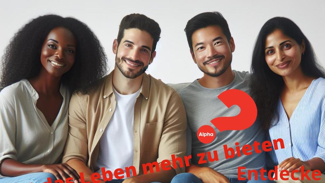 Vier sitzende Personen