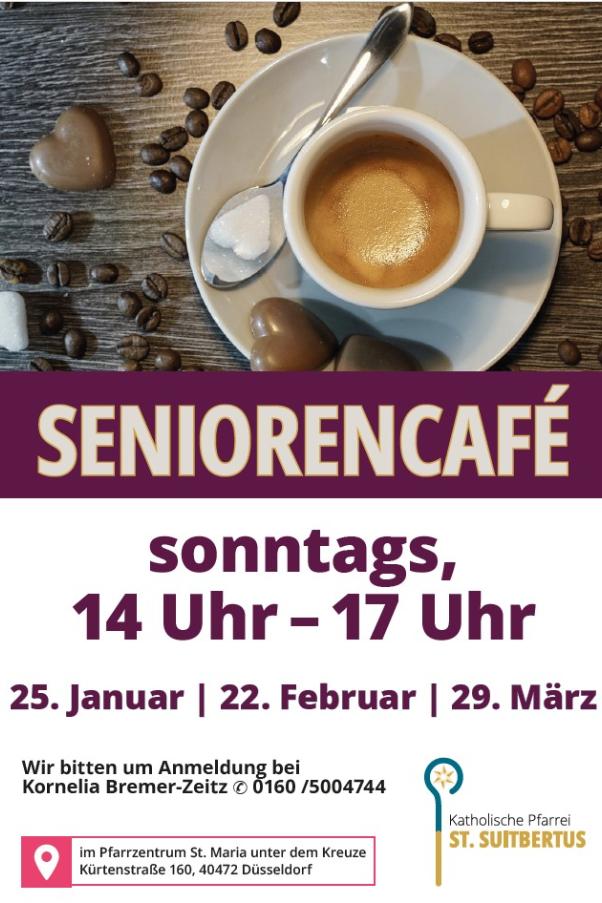 Einladung zum Seniorencafé in Unterrath
