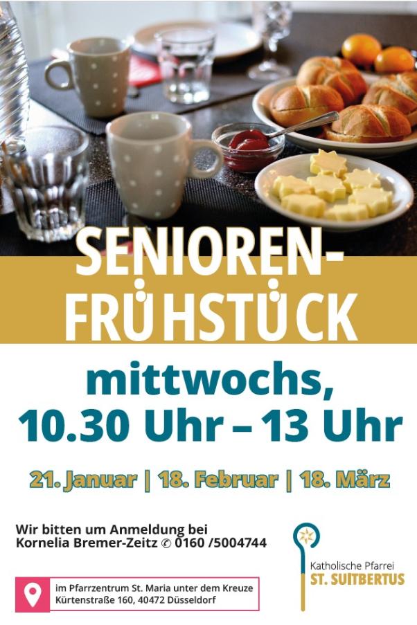 Einladung zum Seniorenfrühstück in Unterrath