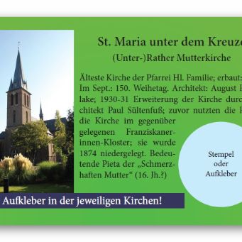 Ziel: St. Maria unter dem Kreuze in Unterrath